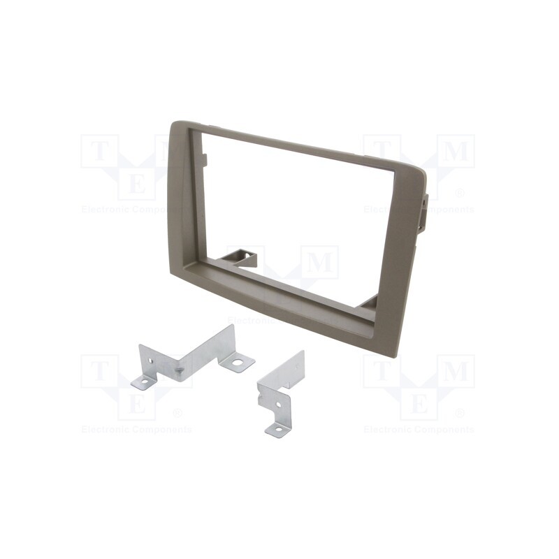 1 pcs x PER.PIC. - MA42003/T-05 - Radio frame, Fiat,Lancia, 2 DIN, golden