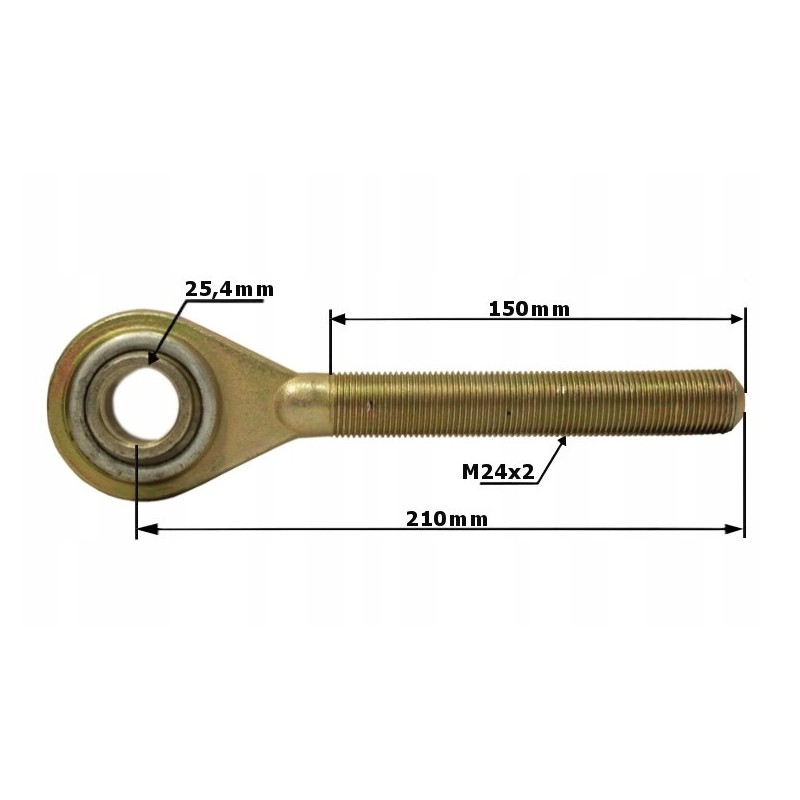 Left push rod connector head Ursus C 360 C360