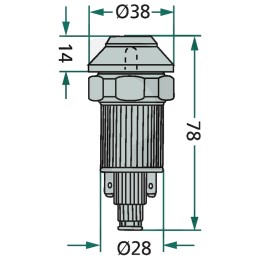Renault start button switch