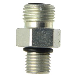 Hydraulic connector adapter 9 16 orfs x m10x1
