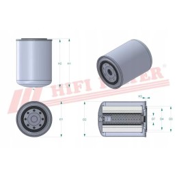 Hydraulic oil filter hifi filter sh 59024