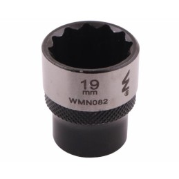 Dodecahedral socket 3 8 19 mm crv50bv30