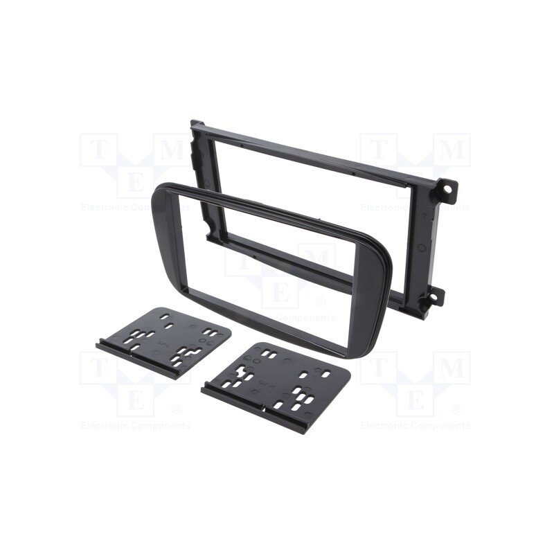 1 pcs x PER.PIC. - MA27010.2/T+KIT - Radio frame, Ford, 2 DIN, shiny black