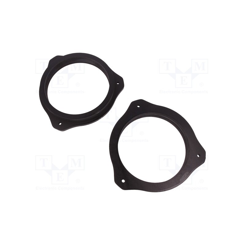 1 set x BASSER - DMKIA02 - Spacer ring, MDF, 165mm, Kia, impregnated, 2pcs.