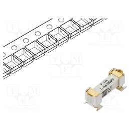 1 pcs x SCHURTER - 3404.2466.11 - Fuse: fuse, time-lag, 1A, 250VAC, 125VDC, SMD, ceramic, 4.2x11.1mm