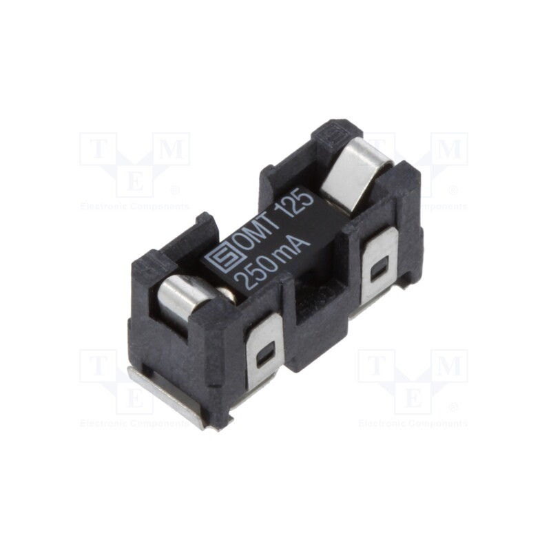1 pcs x SCHURTER - 3404.2320.11 - Fuse: fuse, time-lag, 250mA, 125VAC, 125VDC, SMD, ceramic, OMZ 125