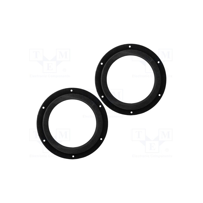 1 set x BASSER - DMSKOD03 - Spacer ring, MDF, 165mm, Škoda, impregnated, 2pcs.