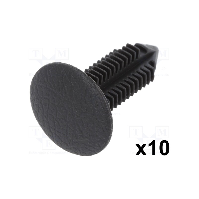 1 pcg x ROMIX - 10430 - Trim clip, 10pcs, Mercedes, OEM: 6319842561, L: 27.8mm, polyamide