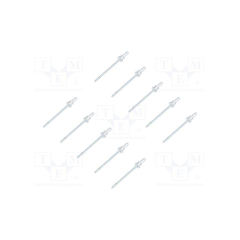 1 pcg x ROMIX - 15041 - Rivet, 10pcs, OEM: 1571349,164361, L: 7.5mm, Øhead: 5mm