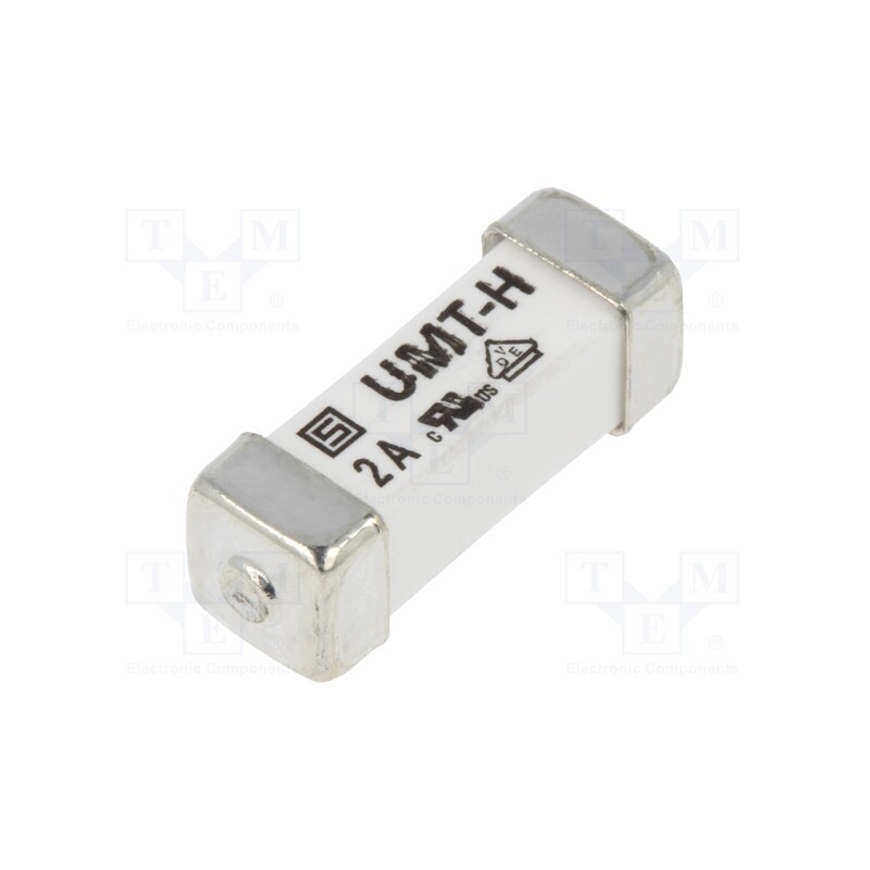 1 pcs x SCHURTER - 3403.0277.23 - Fuse: fuse, time-lag, 2A, 277VAC, 250VDC, SMD, ceramic, 5.3x16mm