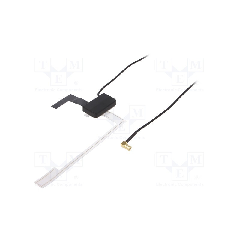 1 pcs x PER.PIC. - A00030-05 - Antenna, 8dBi, DAB, 50Ω, black, 5VDC,12VDC, RG174, -40÷85°C