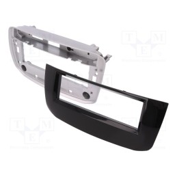 1 pcs x ACV - 281094-25 - Radio frame, Fiat, 1 DIN, black gloss