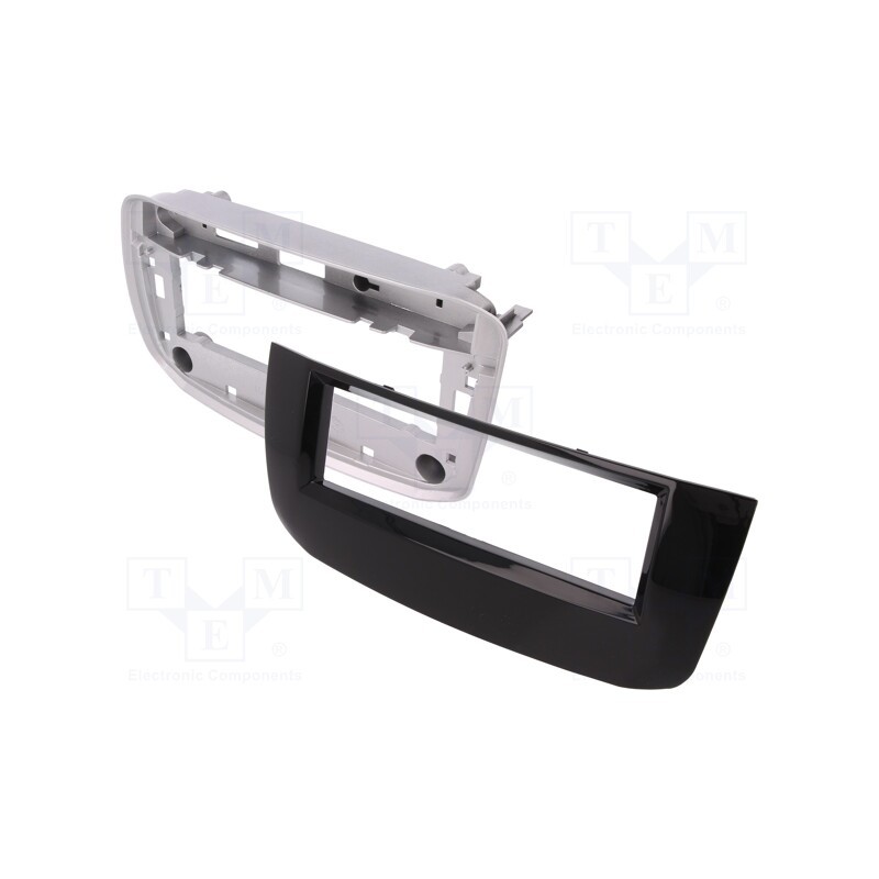 1 pcs x ACV - 281094-25 - Radio frame, Fiat, 1 DIN, black gloss