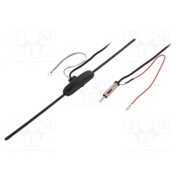1 pcs x CALEARO - 7697015 - Antenna, inner, AM,FM, universal,with amplifier, 2.4m, 12VDC