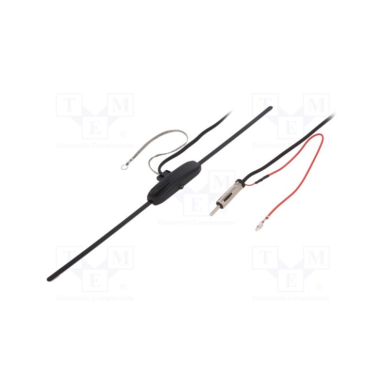 1 pcs x CALEARO - 7697015 - Antenna, inner, AM,FM, universal,with amplifier, 2.4m, 12VDC