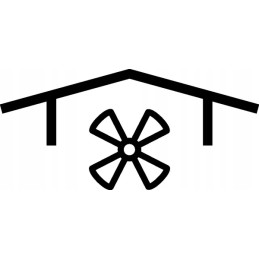 Symbol for switches for a roof fan