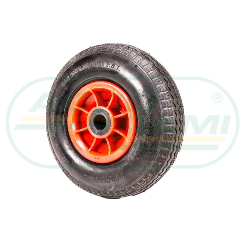 A 20 mm rubber wheel for a wheelbarrow