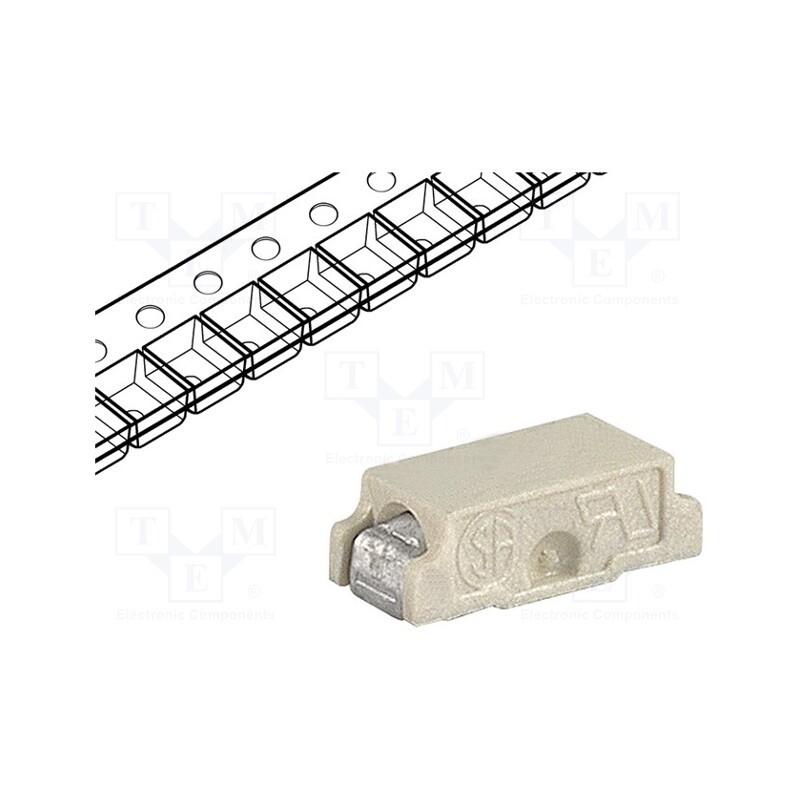 1 pcs x SCHURTER - 3402.0018.11 - Fuse: fuse, quick blow, 6.3A, 63VAC, 63VDC, SMD, copper, OMF 63