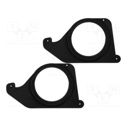 1 set x BASSER - DMBMW01 - Spacer ring, MDF, 165mm, BMW, impregnated, 2pcs.