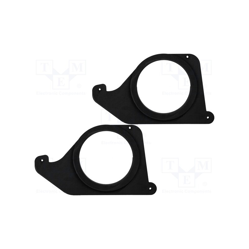 1 set x BASSER - DMBMW01 - Spacer ring, MDF, 165mm, BMW, impregnated, 2pcs.