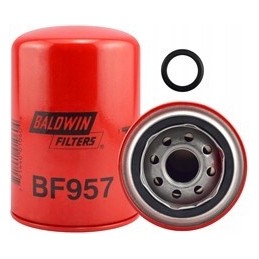 Spin on Baldwin BF957 fuel filter