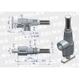 Complete fuel tap tap mf3 original ursus
