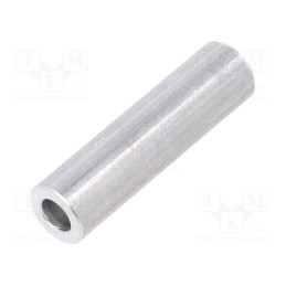 5 pcs x DREMEC - 338/4,3X30 - Spacer sleeve, 30mm, cylindrical, aluminium, Out.diam: 8mm