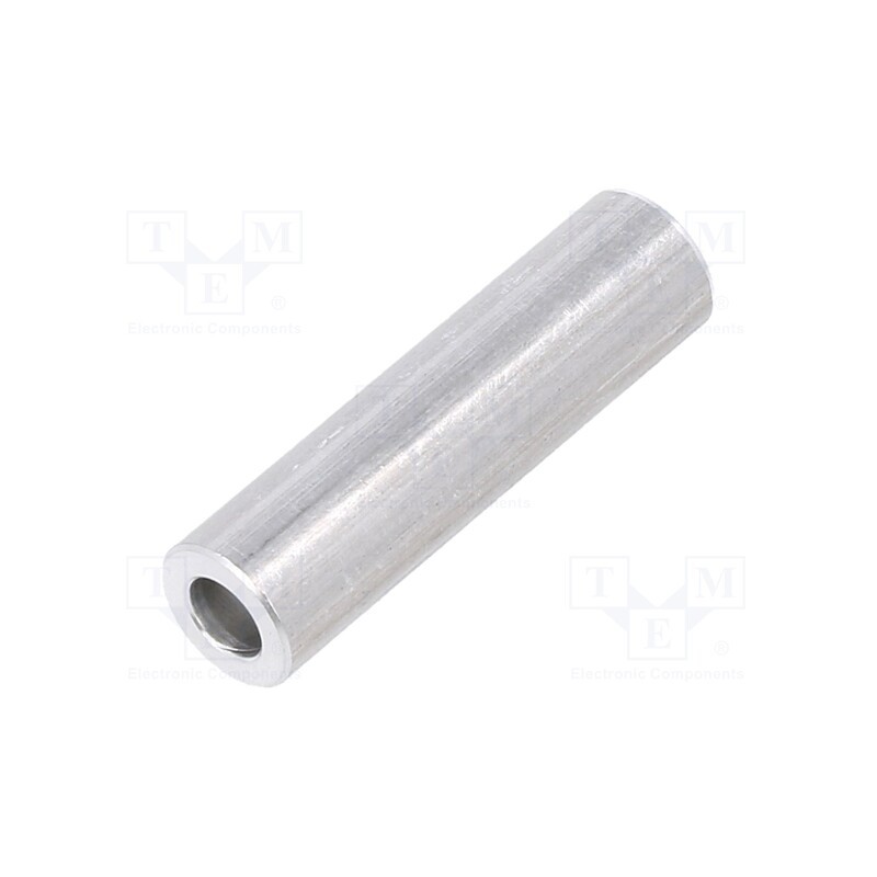 5 pcs x DREMEC - 338/4,3X30 - Spacer sleeve, 30mm, cylindrical, aluminium, Out.diam: 8mm