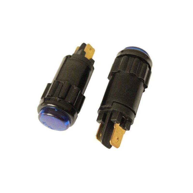 Universal blue indicator light, 15mm