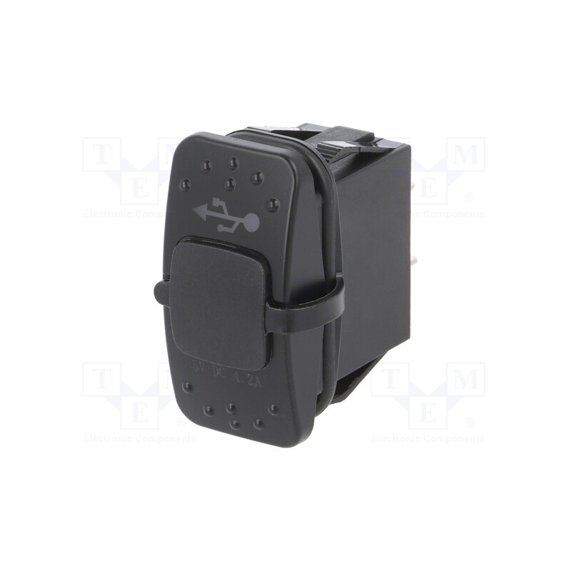 1 pcs x SCI - A13-236AU-BB3 - USB power supply, USB A socket x2, Sup.volt: 12÷24VDC, 5V/2.1A