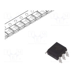 1 pcs x EVERLIGHT - EL3021S(TA) - Optotriac, 5kV, triac, Gull wing 6, Ch: 1, EL302X, 100V/μs