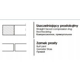 Lifter piston ring mf prima 79 375x2 375x3
