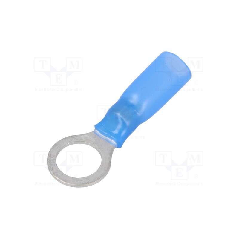 2 pcs x NINIGI - ST-084/B-T - Tip: ring, M8, Ø: 8.4mm, 1.5÷2.5mm2, crimped, for cable, blue, 150°C