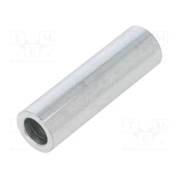 5 pcs x DREMEC - 3216/10,5X55 - Spacer sleeve, 55mm, cylindrical, steel, zinc, Out.diam: 16mm