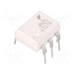 1 pcs x ONSEMI - 4N35VM - Optocoupler, THT, Ch: 1, OUT: transistor, Uinsul: 4.17kV, Uce: 30V