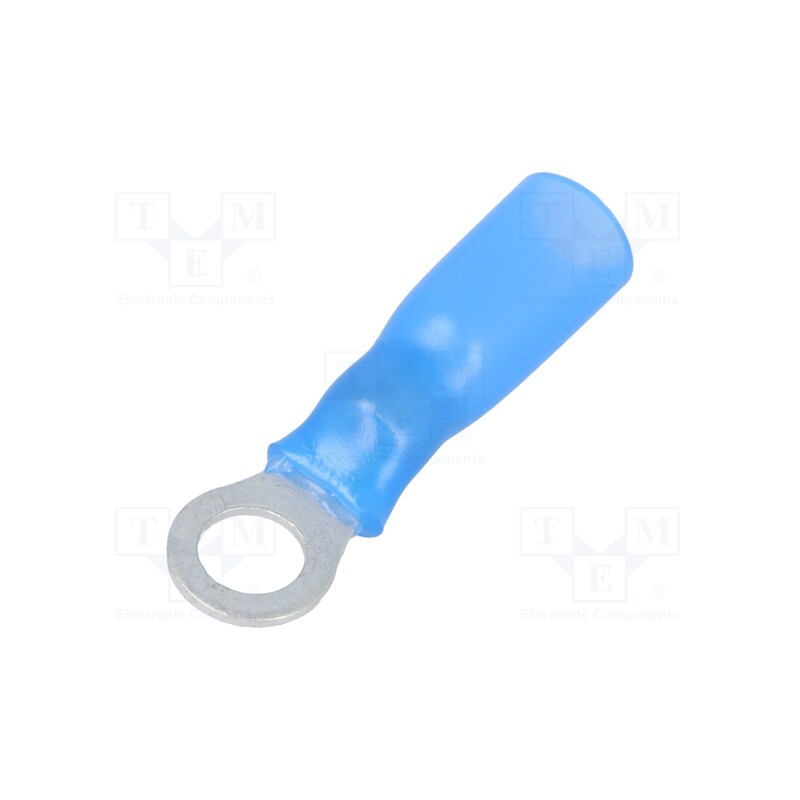 2 pcs x NINIGI - ST-082/B-T - Tip: ring, M5, Ø: 5.3mm, 1.5÷2.5mm2, crimped, for cable, blue, 150°C