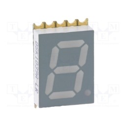 1 pcs x OPTOSUPPLY - OSK1039A-LR - Display: LED, 7-segment, 10mm, 0.39', No.char: 1, red, 4÷15mcd, SMD