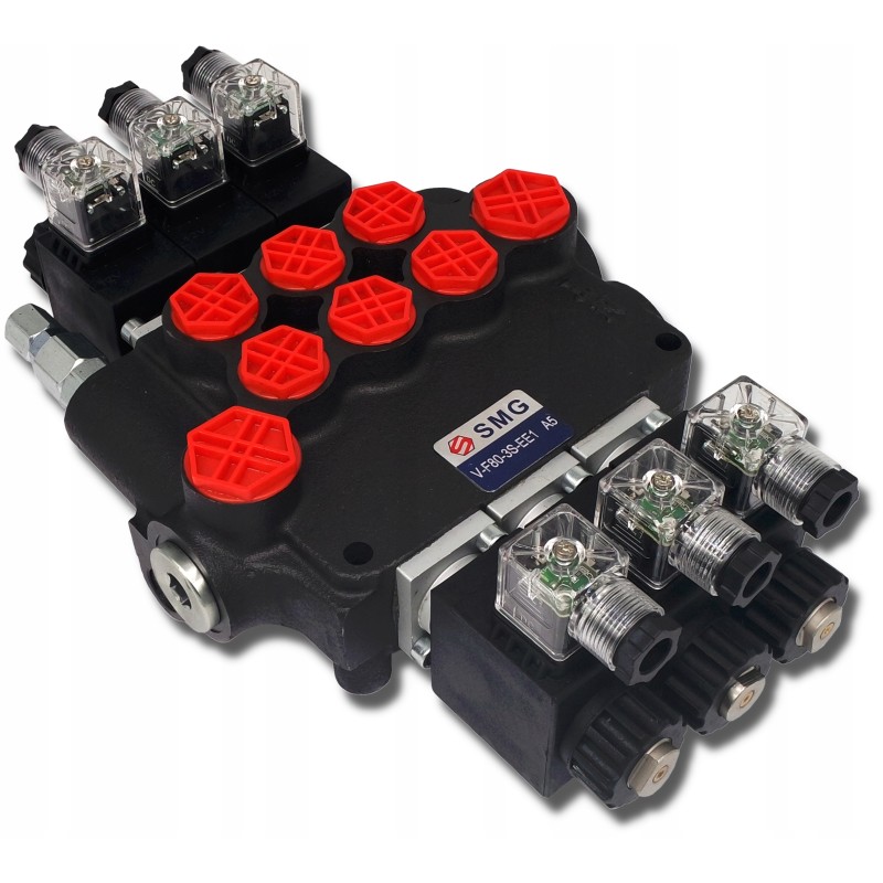 Hydraulic electric distributor 3 sec 80l 12v