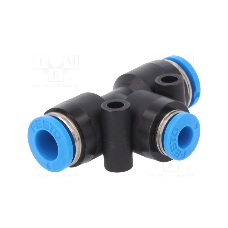 1 pcs x FESTO-153134 - Tee fitting, reductive,plug-in, -0.95÷6bar, polymer, Øout: 4mm