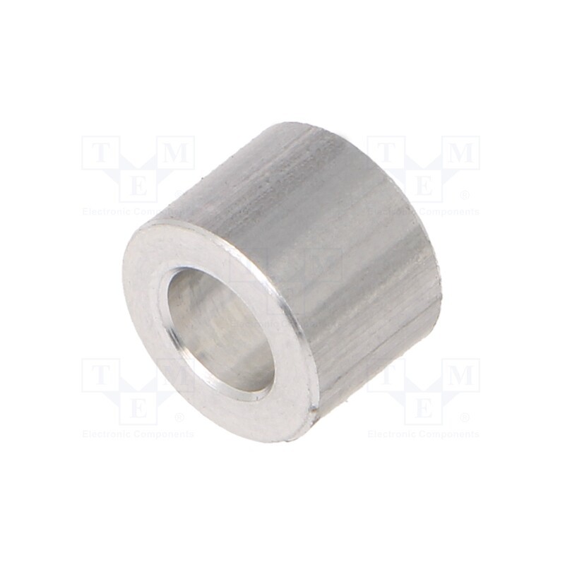 5 pcs x DREMEC - 338/4,3X06 - Spacer sleeve, 6mm, cylindrical, aluminium, Out.diam: 8mm