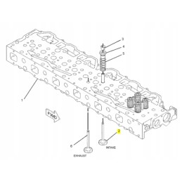 Cat loader intake valve