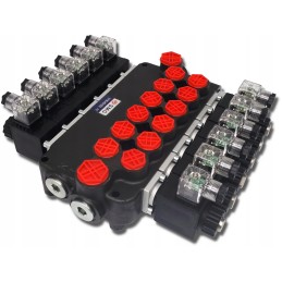 Hydraulic electric distributor 6 sec 80l 24v