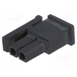 2 pcs x Amphenol Communications Solutions - MF30-HFD1-02 - Plug, wire-board, female, MF30, 3mm, PIN: 2, w/o contacts, for cable