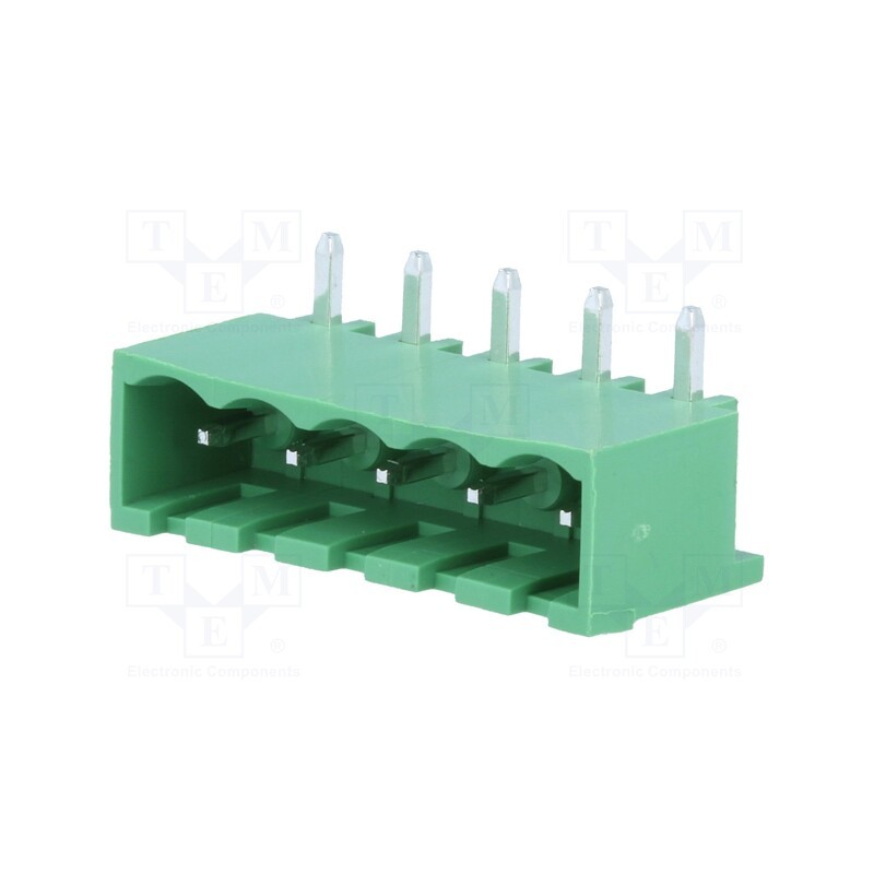 2 pcs x DEGSON ELECTRONICS - 2EDGRC-5.0-05P-14-00AH - Pluggable terminal block, Contacts ph: 5mm, ways: 5, angled 90°