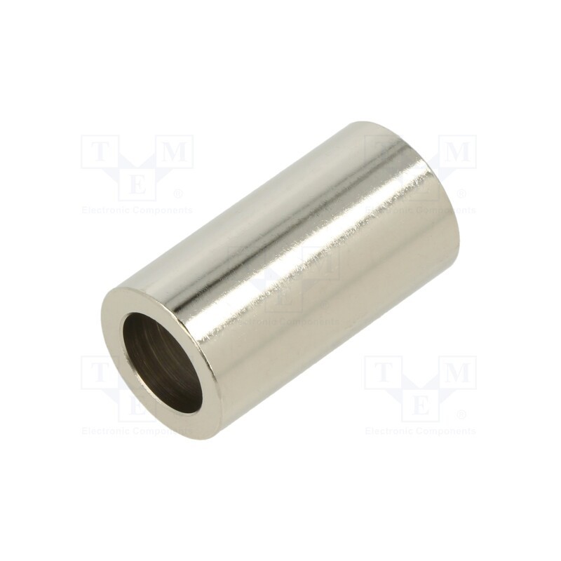 5 pcs x DREMEC - 3116/10,5X30 - Spacer sleeve, 30mm, cylindrical, brass, nickel, Out.diam: 16mm