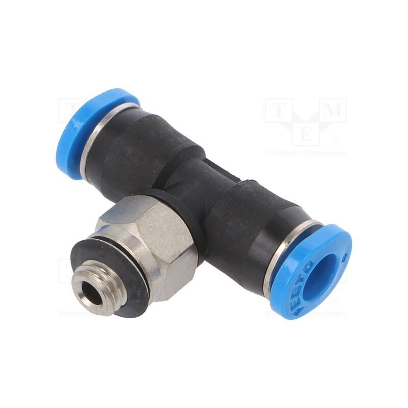 1 pcs x FESTO-153354 - Tee fitting, threaded,plug-in, -0.95÷6bar, Thread: M5, 4mm
