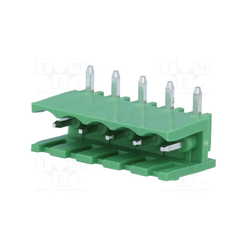 2 pcs x DEGSON ELECTRONICS - 2EDGR-5.0-05P-14 - Pluggable terminal block, 5mm, ways: 5, angled 90°, socket, male