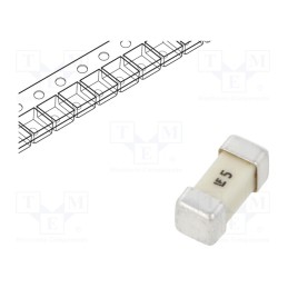 1 pcs x LITTELFUSE - 0476005.MR - Fuse: fuse, quick blow, 5A, 250VAC, 250V, 125VDC, SMD, ceramic, 476