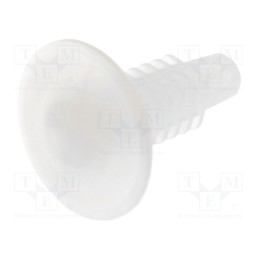 5 pcs x KSS WIRING - SR-1315 -AS - Rivet, polyamide, Panel cutout diam: 4.6mm, natural, UL94V-2