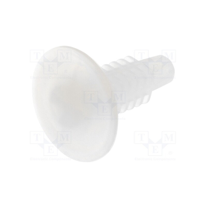 5 pcs x KSS WIRING - SR-1315 -AS - Rivet, polyamide, Panel cutout diam: 4.6mm, natural, UL94V-2